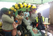 City gives support to a young man with cerebral palsy on his birthday