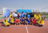 Telkom, Netball South Africa, Khutso Theledi and Celebrity Friends Handover a Netball Court in Winterveld